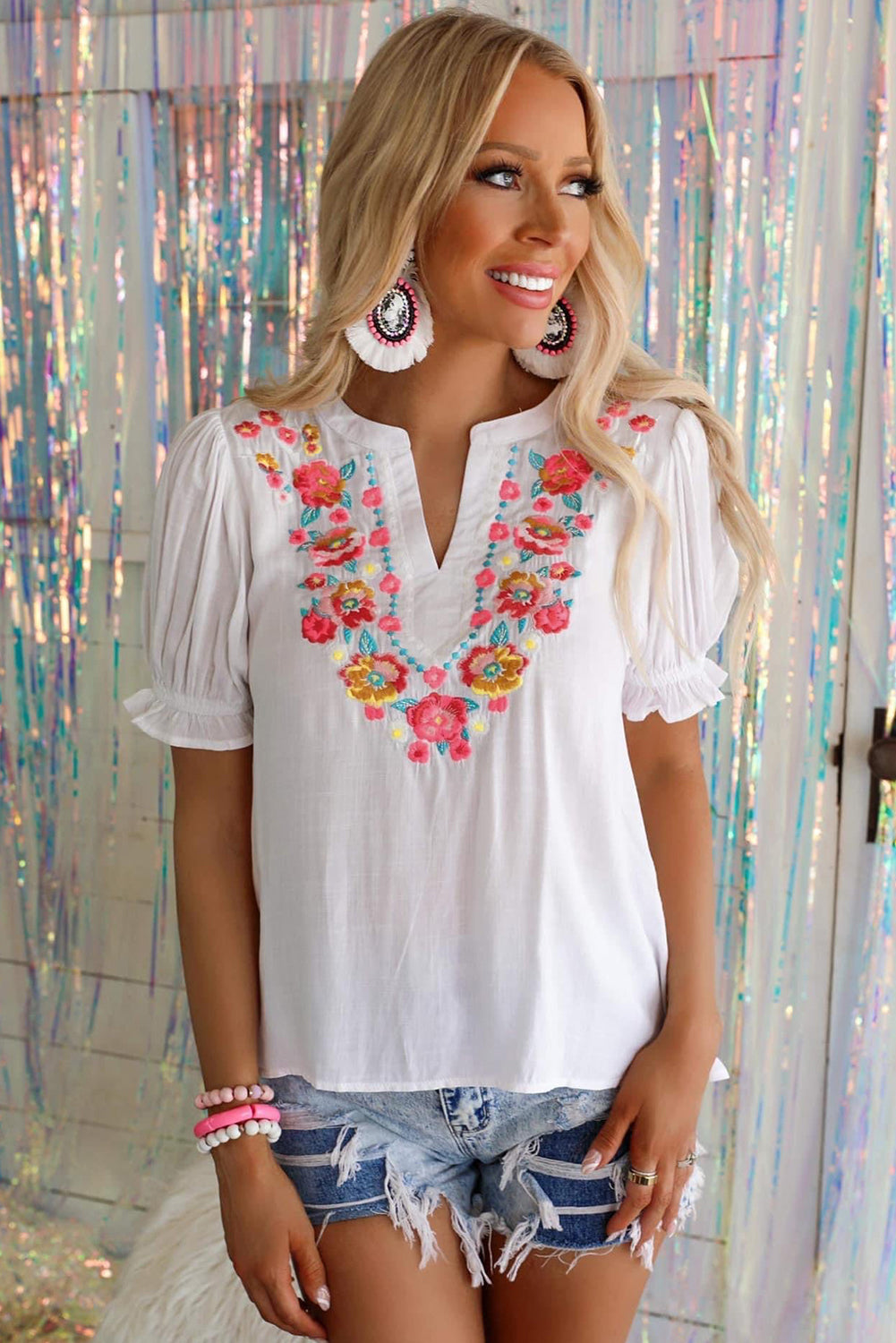 Savannah Embroiderd Top